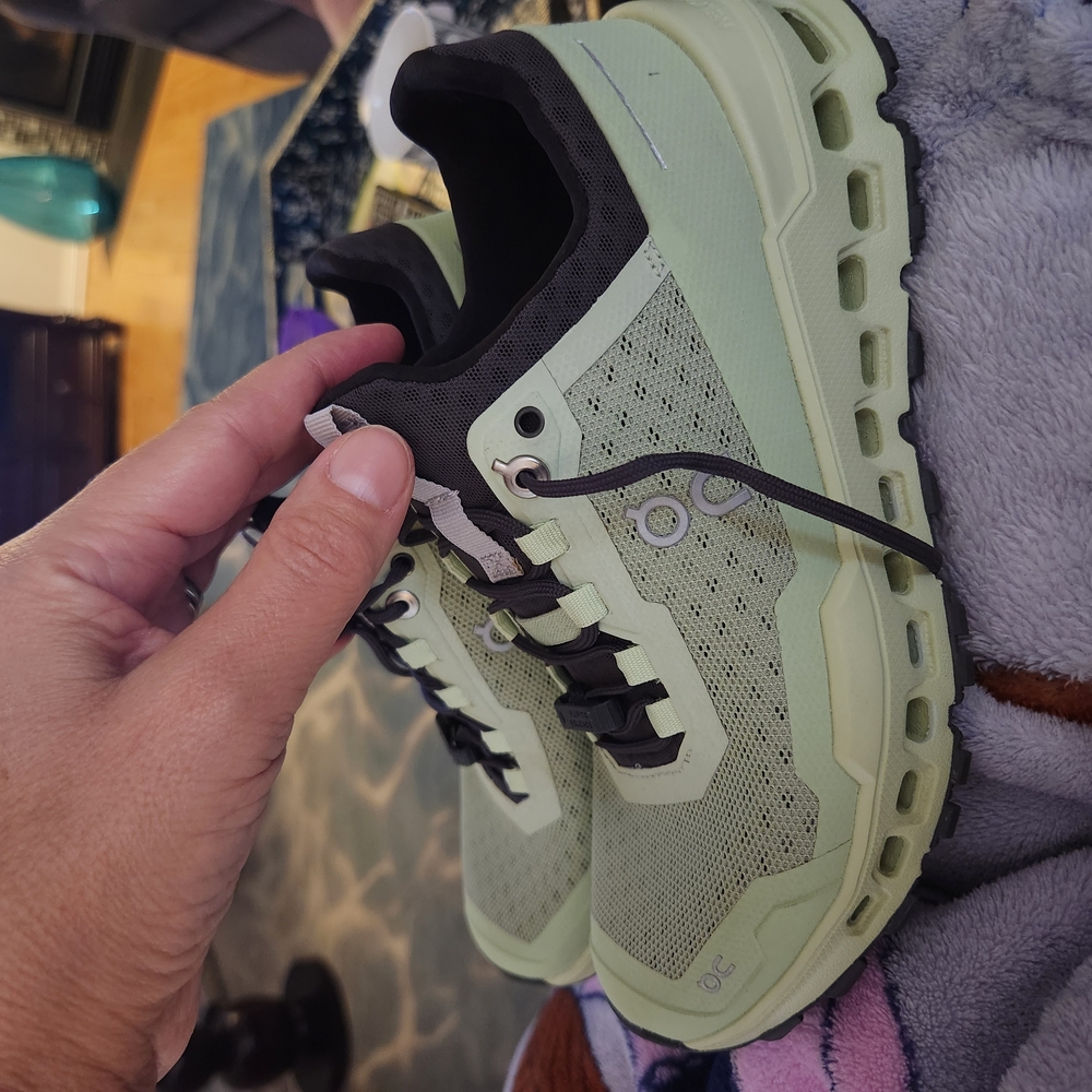 ON Running Green and Black Athletic Shoes